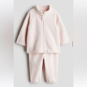 H&M Toddler Girl Pink Fleece Set